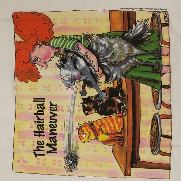 Vintage Tops Vintage Tee Cat Hairball Heimlich Humor B Jennifer